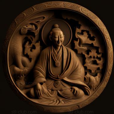 3D модель Лама тибетский (STL)